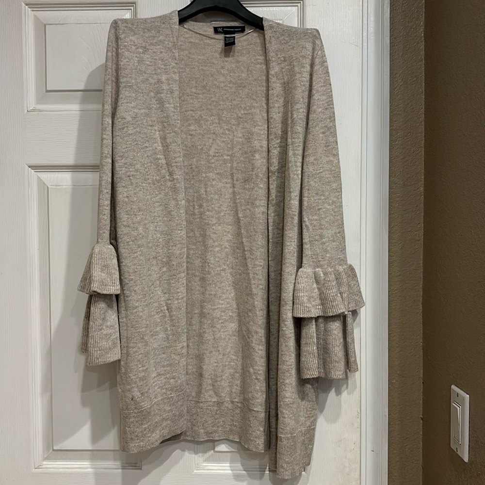 INC women’s oatmeal medium cardigan